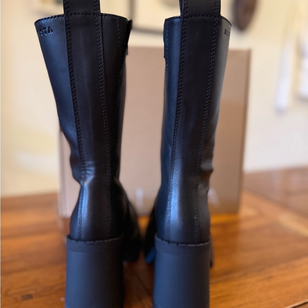 Miista Black Heeled Boots - Brand New - Picture 15 of 15